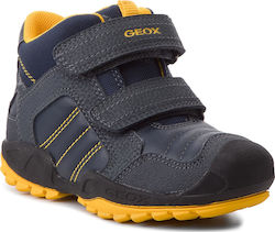 Geox Pantofi de drumeție pentru copii cu Velcro Albastru marin