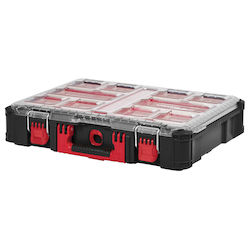 Milwaukee Packout Werkzeugkoffer-Organisatoren 10 Schlitze mit Abnehmbaren Boxen Milwaukee Packout Werkzeugkoffer-Organisatoren 10 Schlitze mit Abnehmbaren Boxen