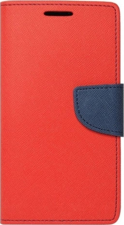 iSelf Fancy Huawei Prime 2018 Brieftasche Synthetisches Leder Rot (Huawei Y7 2018/Y7 Prime 2018)