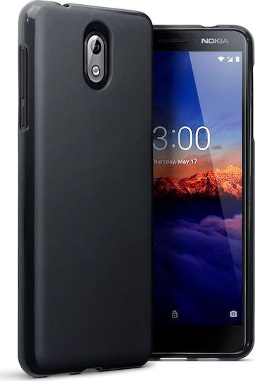 Terrapin TPU Gel Back Cover Σιλικόνης Μαύρο (Nokia 3.1)
