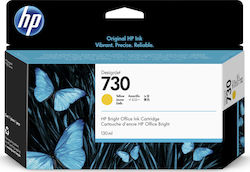 HP 730 Original InkJet Printer Ink Yellow (P2V64A)