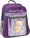 Forever Friends Rustic School Bag Backpack Kindergarten in Purple color