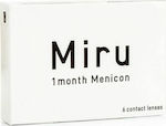 Menicon Miru 6 Monthly Contact Lenses Silicone Hydrogel