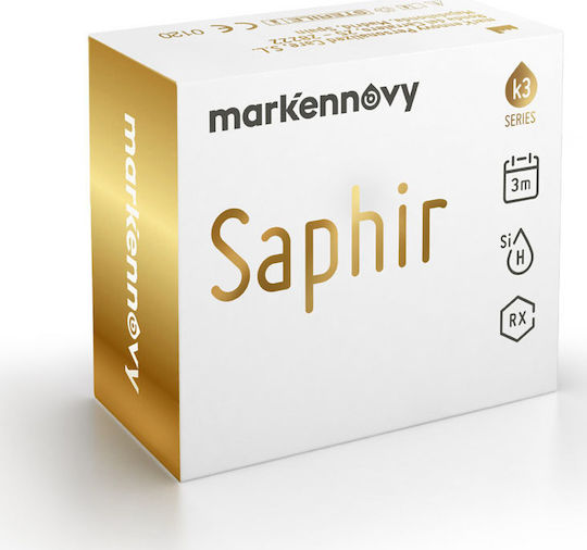 Mark'ennovy Saphir Toric 2 Trimestrial Astigmatici Lentile de Contact Hidrogel de silicon