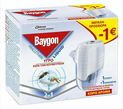 Baygon Συσκευή με Υγρό για Κουνούπια 27ml