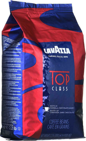 Lavazza Espresso Coffee Brazil Top Class Whole Beans 1kg