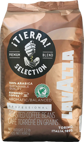 Lavazza Espresso Coffee Arabica Tierra Whole Beans 1kg