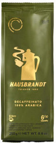 Hausbrandt Espresso Coffee Decaffeine Arabica Ground 250gr