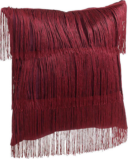 Inart Inart Zierkissen Rot 45x45cm