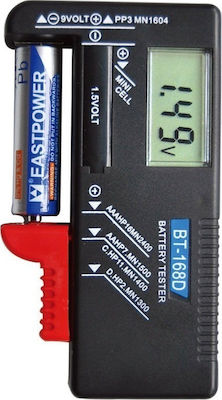 03002BTS80BK-510330 Digitale Batterietester mit Hebel zur Einstellung der Batteriegröße