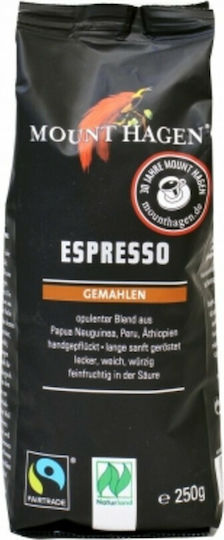 Mount Hagen Espresso Coffee Ground 250gr