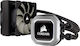Corsair Hydro Series H75 White Υδρόψυξη Επεξεργαστή Μονού Ανεμιστήρα 120mm για Socket AM4/1200/115x