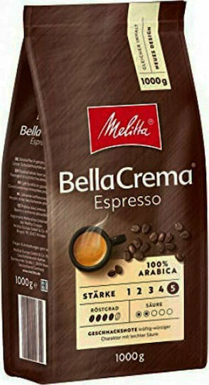 Melitta Espresso Kaffee Arabica Bella Crema Bohnen 1kg