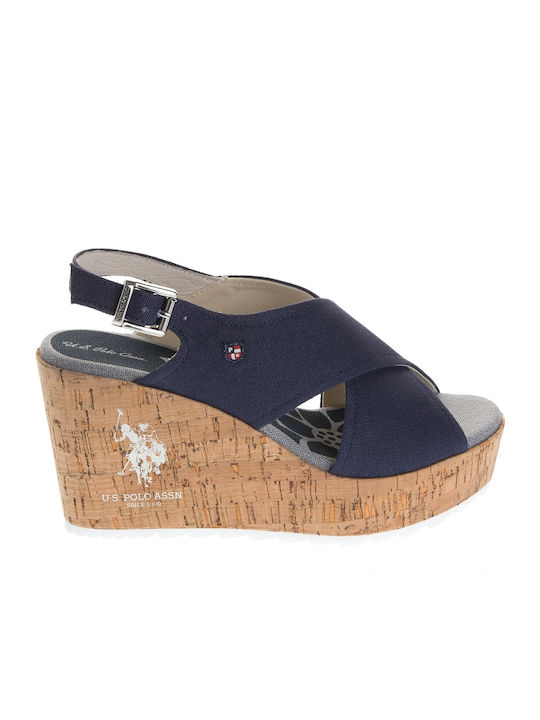 Theba Platforme dama Culoare Albastru marin