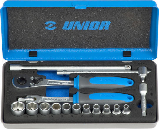 Unior 188BI Καστάνια με Καρυδάκια 1\4" 16τμχ