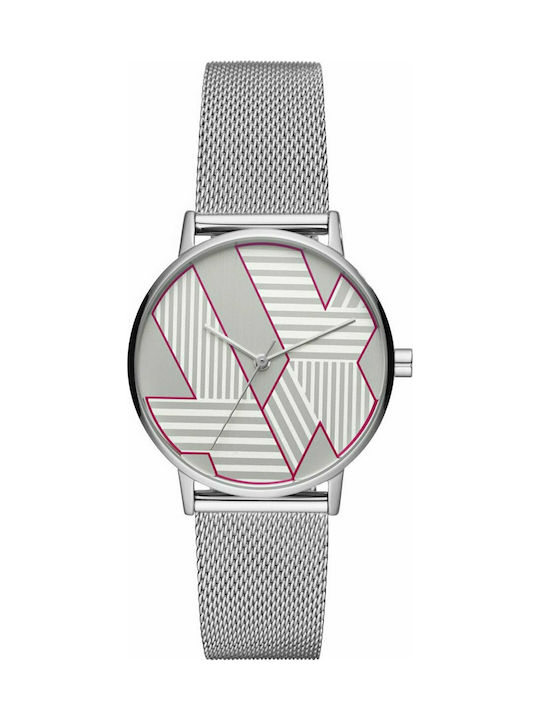 Armani Exchange Watch with Silver Metal Bracelet AX5549