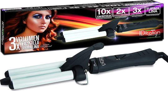 ID Italian Hair Curler Tourmaline 3X Hair Curling Iron 60W