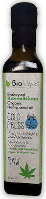 Βιολόγος Organic Hemp Oil Ψυχρής Έκθλιψης 250ml