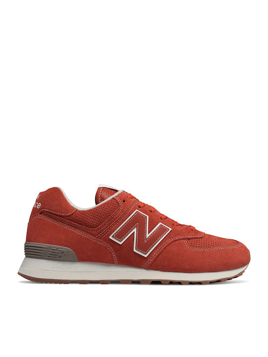 New Balance 574 Herren Sneakers Orange