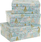 Inart Christmas Figure Box 30x30x11.5cm 3pcs