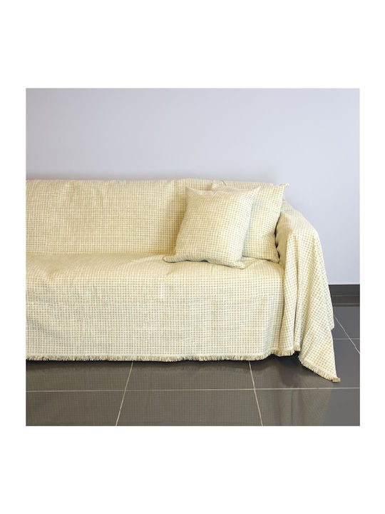 Fennel 18C01IV2 Ιβουάρ Ριχτάρι Πολυθρόνας Chenille 250x180εκ. Εκρού