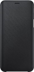 Samsung Wallet Cover Μαύρο (Galaxy J6)