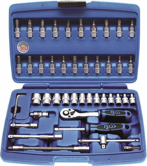 BGS Technic Καστάνια με Καρυδάκια 1\4" 46τμχ