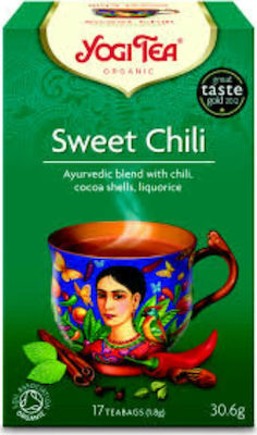 Yogi Tea Sweet Chili Herbs Blend Organic Product 17 Bags 30.6gr