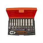 Bahco Set Ratchet 1\4" 37pcs