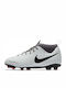 Nike Παιδικά Ποδοσφαιρικά Παπούτσια Ψηλά Phantom Vision Club Dynamic Fit MG με Τάπες και Καλτσάκι Γκρι