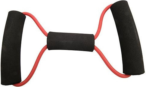 Lowenstein BowTie Widerstandsbänder Abbildung 8 Licht mit Griffen Rot 36cm 0.36m