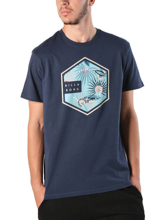 Billabong Six Herren T-Shirt Kurzarm Marineblau