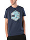 Billabong Six Herren T-Shirt Kurzarm Marineblau