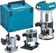 Makita Plunge Router 18V Solo with Speed Settings and Suction System