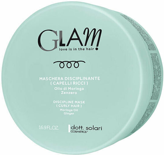 Dott. Solari Glam Discipline Mask Curly Hair για Επανόρθωση 500ml