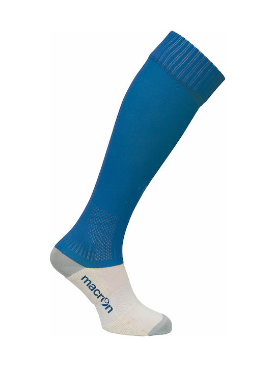 Macron Round Fußballsocken Blau