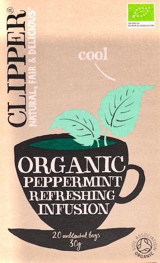 Clipper Peppermint Mint Organic Product 20 Bags 30gr