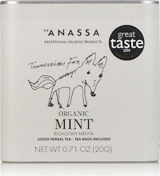 Anassa Organics Mint Mint Organic Product 20 Bags 20gr