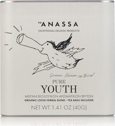 Anassa Organics Pure Youth Amestec de ierburi Produs organic 20 Pungi 40gr