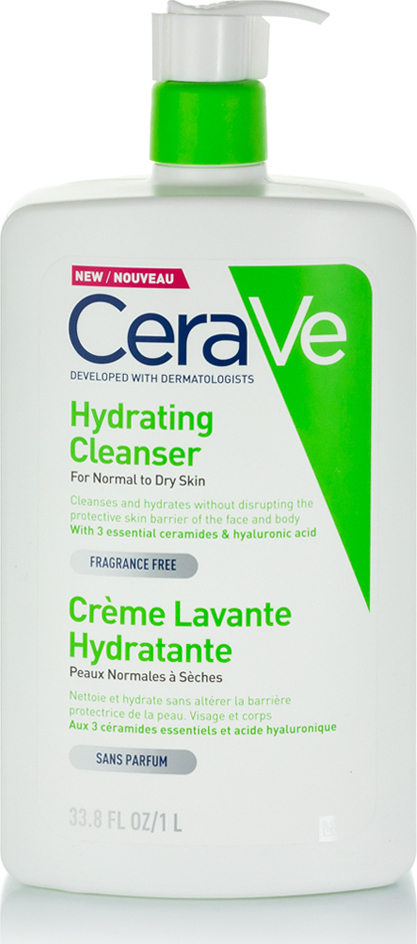 CeraVe Hydrating Cleanser Κρέμα Καθαρισμού Προσώπου 1000ml