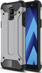 Forcell Armor Guard Hybrid Πλάτη TPU Umschlag Rückseite Synthetisch Gray (Galaxy A6 2018)