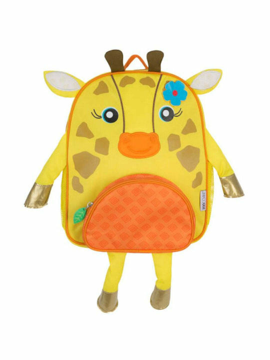 Zoocchini Jaime The Giraffe Ученическа Чанта Обратно Детска градина в Жълт цвят