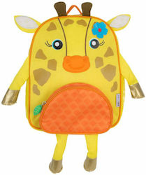 Zoocchini Jaime The Giraffe Schulranzen Rucksack Kindergarten in Gelb Farbe