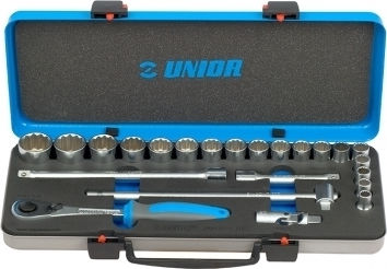 Unior 190BI12P23 Καστάνια με Καρυδάκια 1\2" 23τμχ