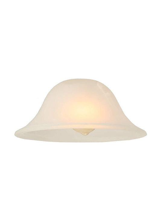 Home Lighting Lia Hängelampe Weiß Glocke mit Fassung E27 37x37x120cm.