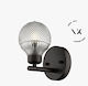 VK Lighting Μοντέρνο Φωτιστικό Τοίχου με Ντουί G9 Μαύρο 12x16x9εκ.