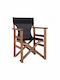 Director's Chair Wooden Νάξος Black 1pcs 60x51x86cm.