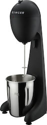 Singer DM100W BLR Milk Frother Tabletop 100W with 2 Speed Level Black