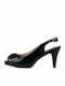 Envie Shoes Sandale dama cu Gros Toc Inalt in Culorea Negru