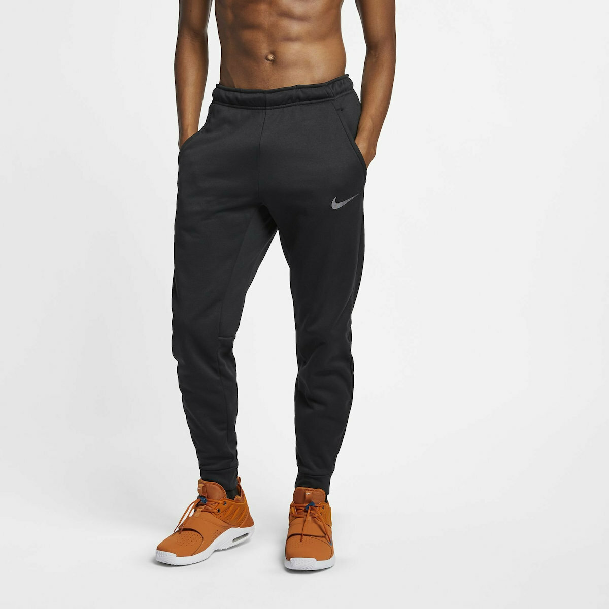 Nike Pant Cuff Therma Nk Taper Παντελόνι Φόρμας Dri-Fit με Λάστιχο Μαύρο  932255-010 | Skroutz.gr